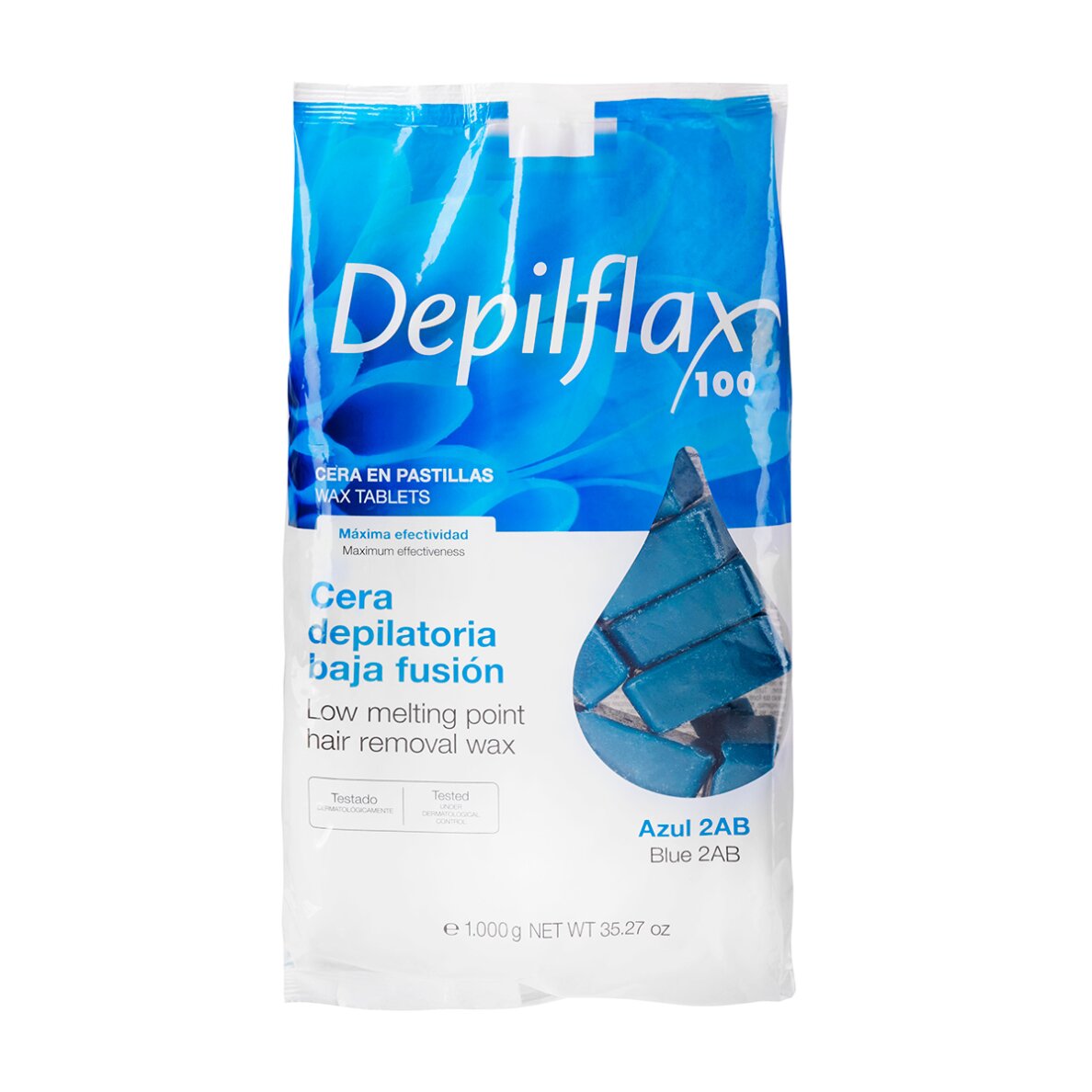 Harter Wachs zur Haarentfernung Depilflax 1kg Blau