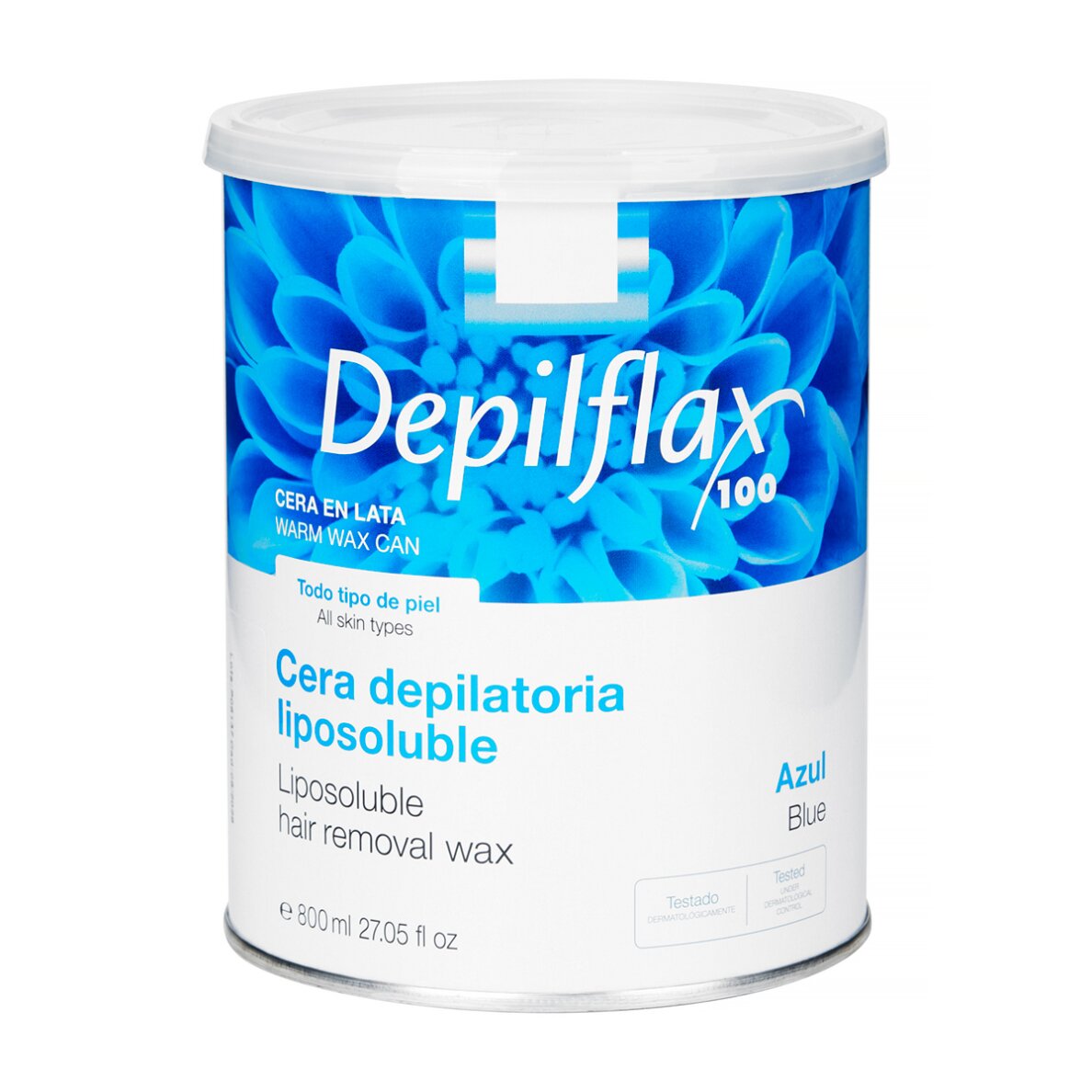 DEPILFLAX WOSK DO DEPILACJI PUSZKA 800ML AZULEN DEPILFLAX WOSK DO DEPILACJI PUSZKA 800ML AZULEN