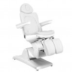 Kosmetoloģijas krēsls AZZURRO 870 PEDI ELECTRIC 3 MOTOR WHITE