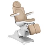 Cosmetology chair AZZURRO 870 PEDI ELECTRIC 3 MOTOR Cappuccino