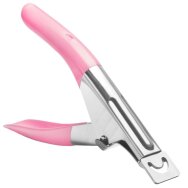 Chrome pink nail guillotine