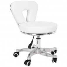 Kosmeettinen pedikyyri jakkara BEAUTY STOOL PEDICURE WHITE 40-44CM