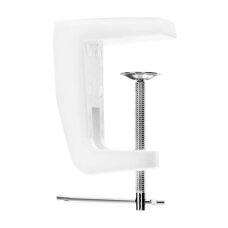 Table clamp for a magnifying lamp, white
