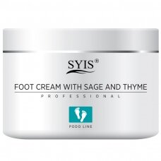 Jalakreem SYIS FOOT CREAM WITH SAGE AND THYME PROFESSONAL LINE, 500g
