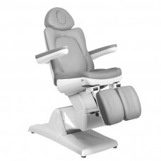 Cosmetology chair AZZURRO 870 PEDI ELECTRIC 3 MOTOR GREY