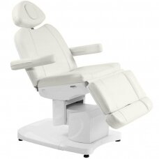 Cosmetology chair AZZURRO 708A ELECTRIC 4 MOTOR WHITE