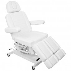 Skaistumkopšanas krēsls AZZURRO ELECTRIC PEDI WHITE