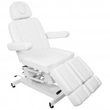 Kosmetologinis krėslas AZZURRO ELECTRIC PEDI WHITE