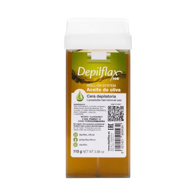 Depilflax 100 depilatory wax roll olive 110g Depilflax 100 depilatory wax roll olive 110g