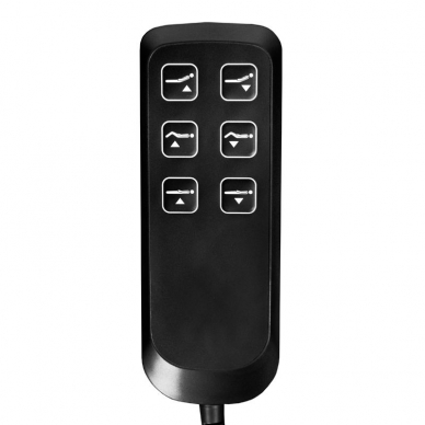 Косметическое кресло ELECTRIC 3 MOTORS LUX BLACK 4