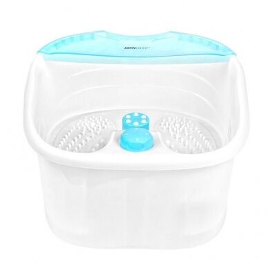 Pedikiūro vonelė PEDICURE TRAY WHITE + Masažinė pėdų vonelė FOOT MASSAGER WITH INFRARED 2