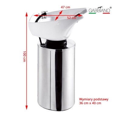 Friseur waschbecken GABBIANO WASHING STATION MODEL 3 WHITE 2 Friseur waschbecken GABBIANO WASHING STATION MODEL 3 WHITE 2