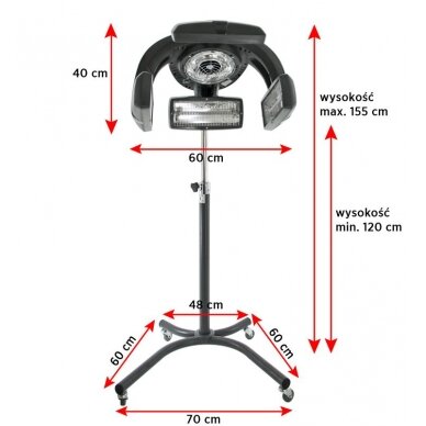 Infrazonas GABBIANO STANDING MODEL VI BLACK 4