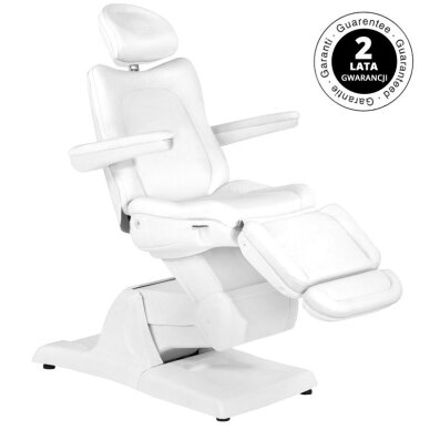 Cosmetology chair AZZURRO 870 ELECTRIC 3 MOTOR WHITE 12 Cosmetology chair AZZURRO 870 ELECTRIC 3 MOTOR WHITE 12