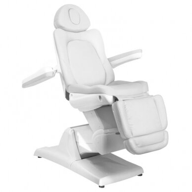 Kosmetoloģijas krēsls AZZURRO 870 ELECTRIC 3 MOTOR WHITE 1