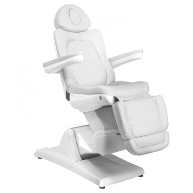 Cosmetology chair AZZURRO 870 ELECTRIC 3 MOTOR WHITE