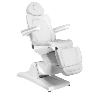 Kosmetologin tuoli AZZURRO 870 ELECTRIC 3 MOTOR WHITE