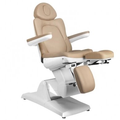 Kosmetologinis krėslas AZZURRO 870 PEDI ELECTRIC 3 MOTOR Cappuccino 4