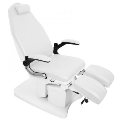 Kosmetoloģiskais elektriskais krēsls Azzurro 709A Pedi White 1