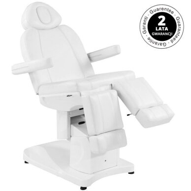 Kosmetologinis krėslas AZZURRO 708A PEDI ELECTRIC 3 MOTOR White 9