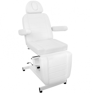 Kosmetoloģijas krēsls AZZURRO ELECTRIC WHITE 2