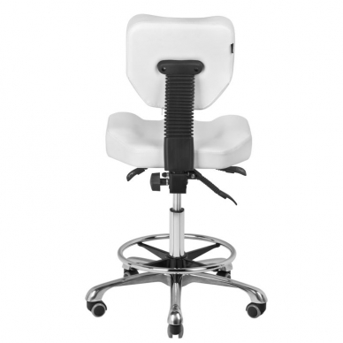 Taboret kosmetyczny BEAUTY STOOL COMFORT WHITE 2