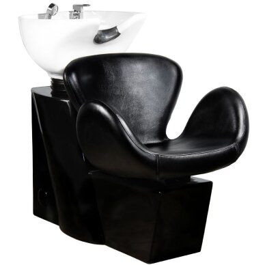 Friziera izlietne GABBIANO PROFESSIONAL HAIRWASHER AMSTERDAM ROUND BLACK SEAT Friziera izlietne GABBIANO PROFESSIONAL HAIRWASHER AMSTERDAM ROUND BLACK SEAT