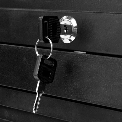 Wózek fryzjerski GABBIANO HAIRDRESSER HELPER 3 BLACK 5 Wózek fryzjerski GABBIANO HAIRDRESSER HELPER 3 BLACK 5