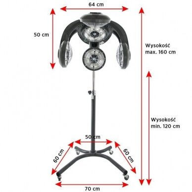 Infrazonas GABBIANO STANDING MODEL II BLACK 5