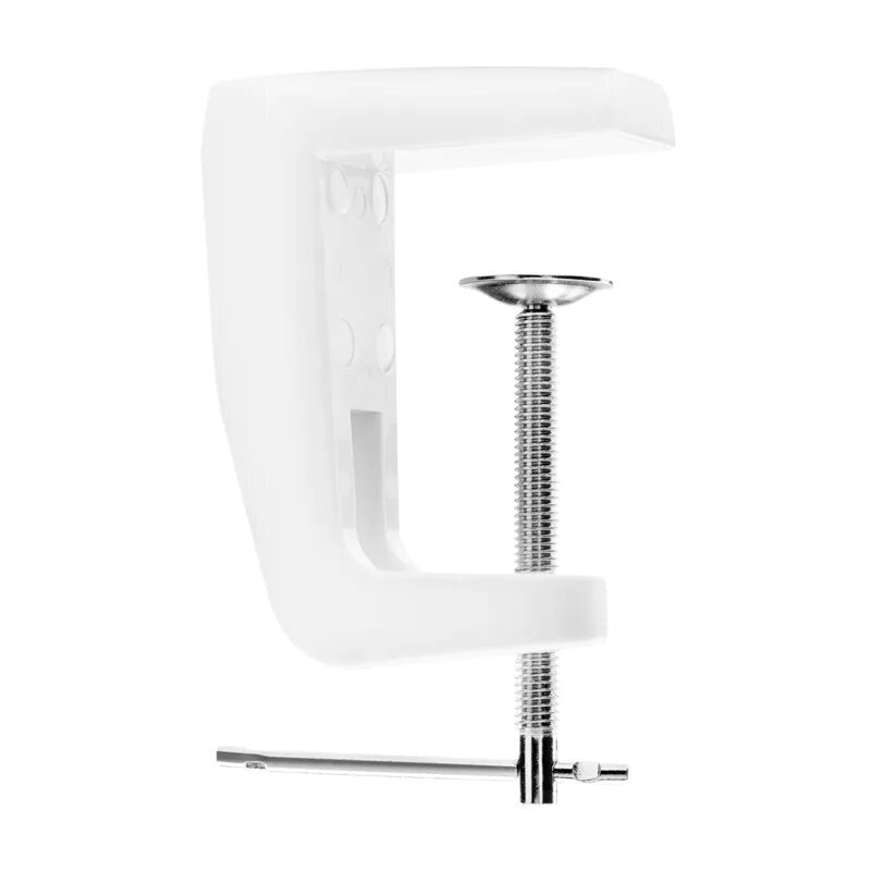 Table clamp for a magnifying lamp, white Table clamp for a magnifying lamp, white