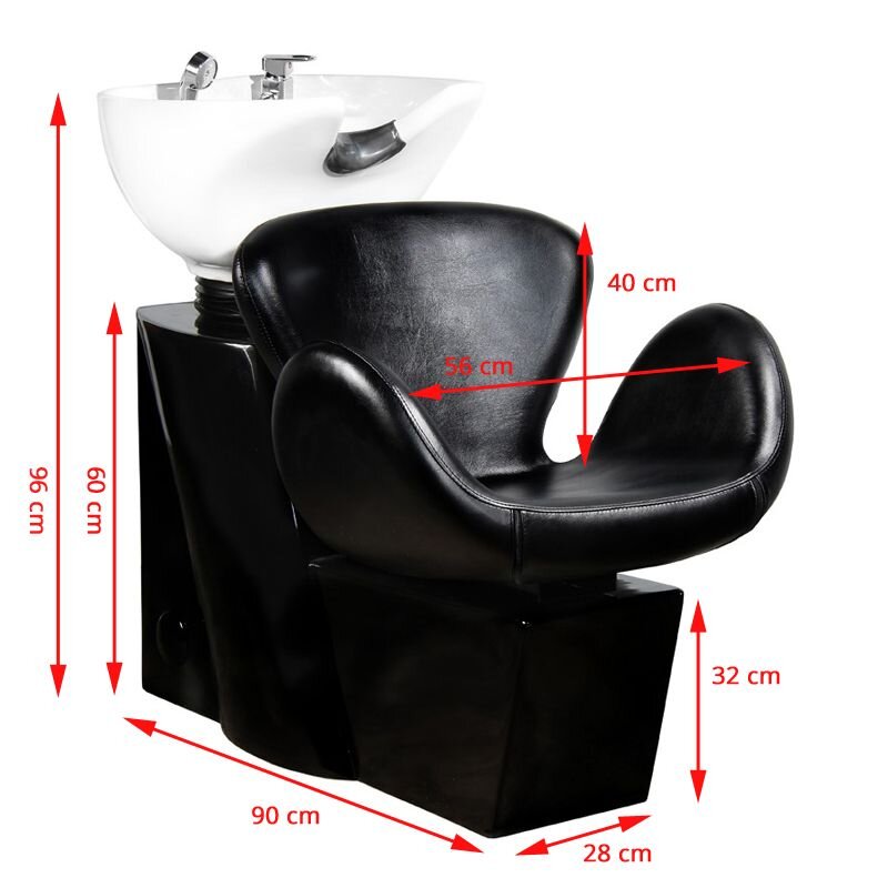 Friziera izlietne GABBIANO PROFESSIONAL HAIRWASHER AMSTERDAM ROUND BLACK SEAT 1 Friziera izlietne GABBIANO PROFESSIONAL HAIRWASHER AMSTERDAM ROUND BLACK SEAT 1