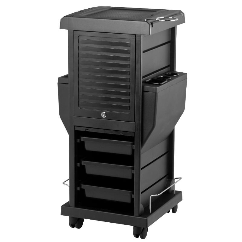 Wózek fryzjerski GABBIANO HAIRDRESSER HELPER 3 BLACK 7 Wózek fryzjerski GABBIANO HAIRDRESSER HELPER 3 BLACK 7