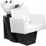 Juuksuri valamu GABBIANO PROFESSIONAL HAIRWASHER CHAIR ANKARA BLACK BASE WHITE SEAT