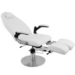 Fotel kosmetyczny hydrauliczny do pedicure Azzurro 713a biały