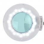 Косметологическая светодиодная лампа с лупой и подставкой 5D 12W