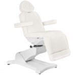 Kosmetoloģijas krēsls AZZURRO 869A ELECTRIC 4 MOTOR WHITE