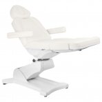 Kosmetoloģijas krēsls AZZURRO 869A ELECTRIC 4 MOTOR WHITE