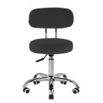 Kosmetologinė pedikiūro kėdutė BEAUTY STOOL PEDICURE BLACK HYDRAULIC 39-45CM