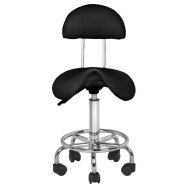 Beautician stool STOOL BEAUTY 3 BLACK