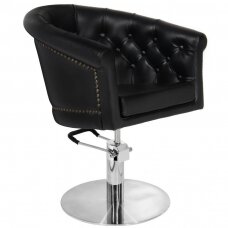 Парикмахерское кресло GABBIANO HAIRDRESSING CHAIR LONDON BLACK