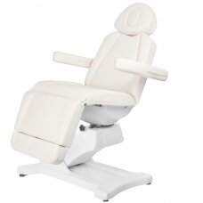 Kosmētikas krēsls AZZURRO 869A ELECTRIC 4 MOTOR WHITE