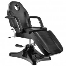 Kosmetoloģijas krēsls HYDRAULIC SALON BLACK