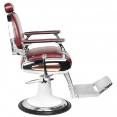 Barber krēsls Barber Chair Gabbiano Moto Style Bordo