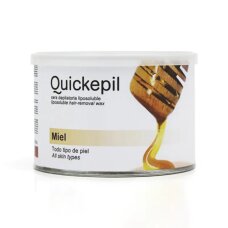 Quickepil depiliacinis vaškas skardinėje, medaus kvapo, 400 ml