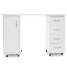 Manicure table CABINETS WHITE