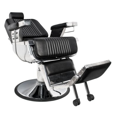 Kirpyklos kėdė Barber Chair Gabbiano Royal Black 1