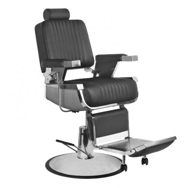 Парикмахерское кресло Barber Chair Gabbiano Royal Black 7