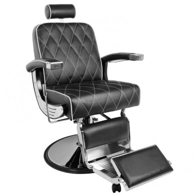Friseurstuhl Barber Chair Gabbiano Imperial Black