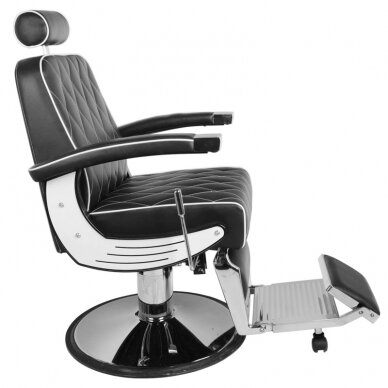 Friseurstuhl Barber Chair Gabbiano Imperial Black 3