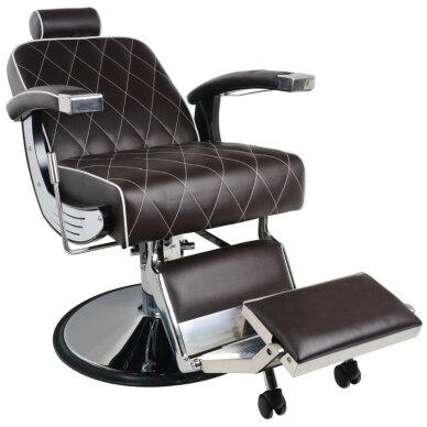 Friseurstuhl Barber Chair Gabbiano Imperial Brown 3
